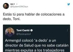 Habla el que menos debe