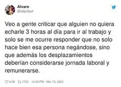 La de horas que se pierden en el desplazamiento