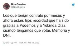 Poca memoria hay en este pa&iacute;s