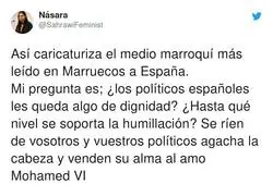 Espa&ntilde;a a los pies de Marruecos