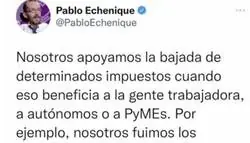 Rescatan este tuit antiguo de Pablo Echenique en el que queda retratado