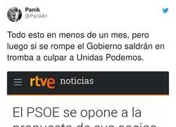 El PSOE nos lleva a la deriva