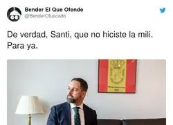 Santiago Abascal no se cansa de hacer el rid&iacute;culo