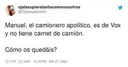 Salta la sorpresa de Manuel