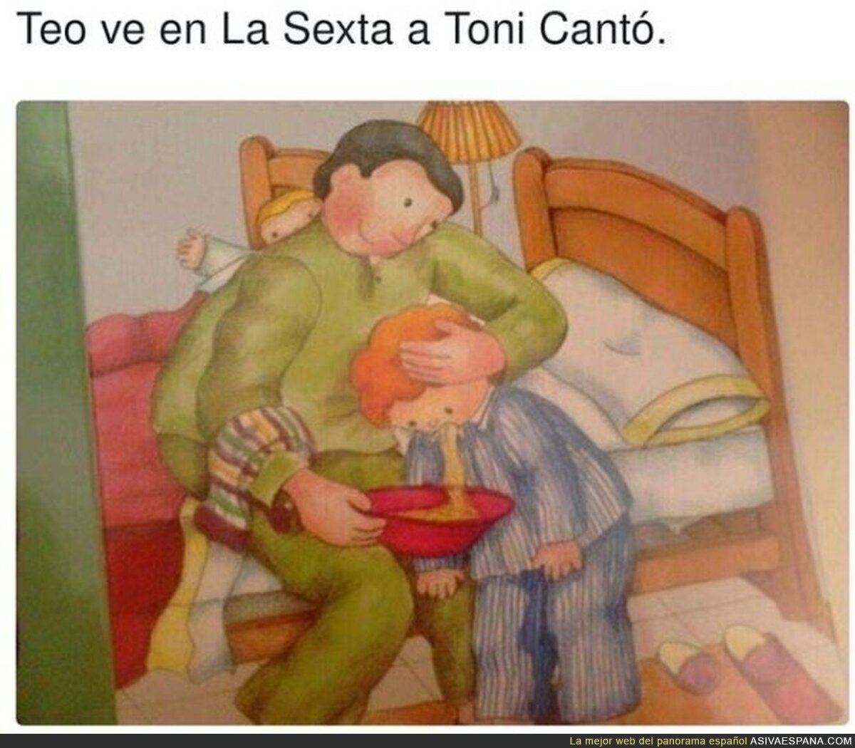 Repugnante cuando le ves aparecer