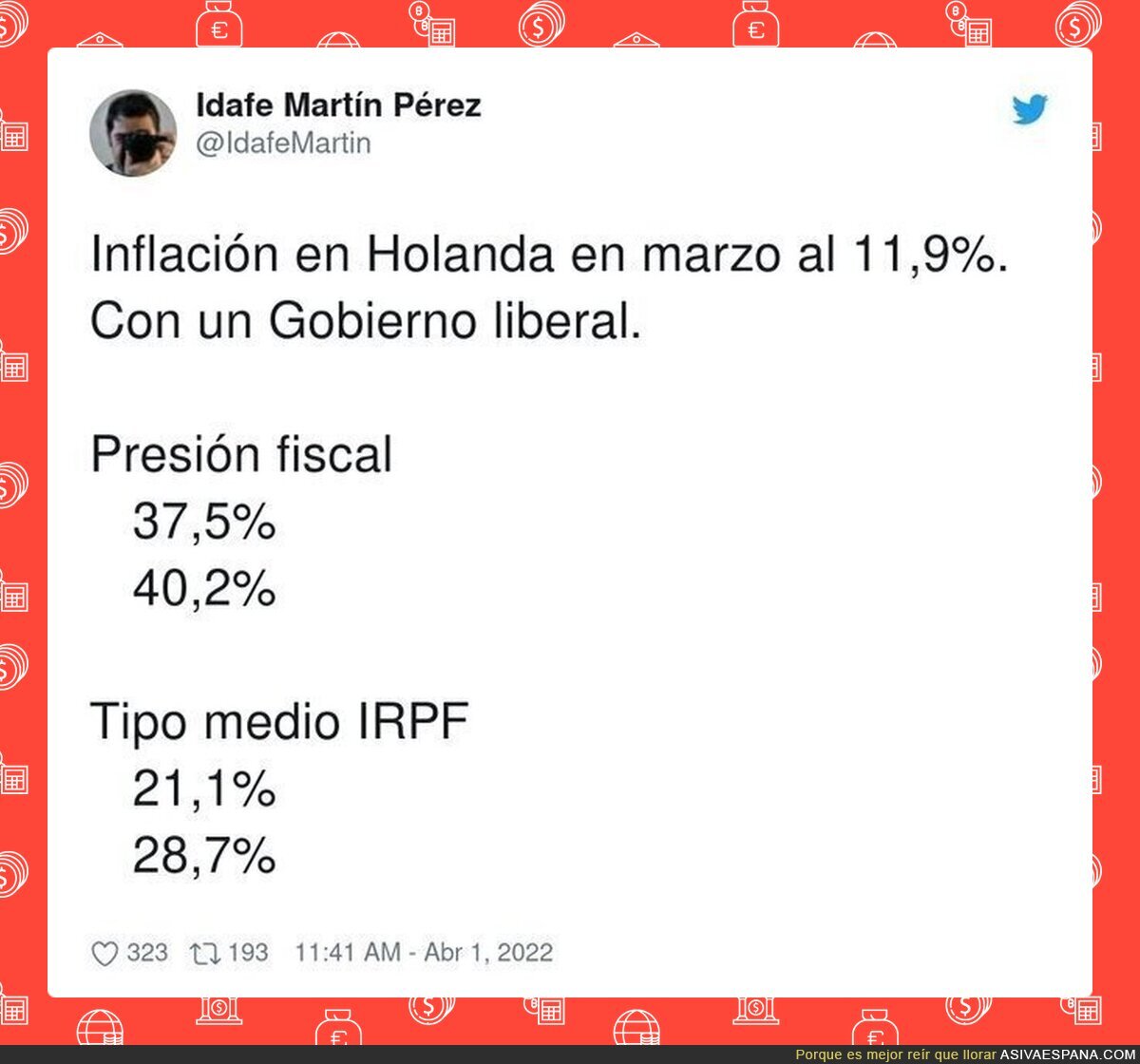 La culpa debe ser de Pedro Sánchez