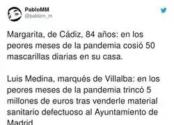 Margarita es una patriota. El otro un delincuente sin escr&uacute;pulos con banderita