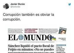 La prensa es c&oacute;mplice de la corrupci&oacute;n