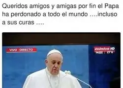 La buena acci&oacute;n del Papa