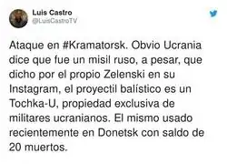 Las mentiras del presidente ucraniano salen a la luz