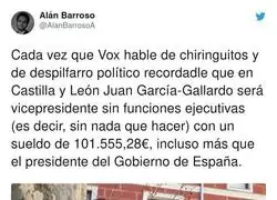 La buena vida de la gente de VOX