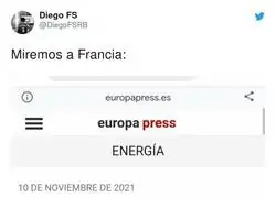 Mirar a Francia est&aacute; bien