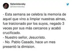 Un momento de silencio para Pablo Casado