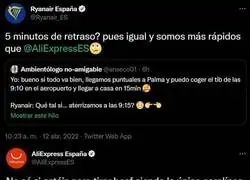 Ryanair intenta picar a los de Aliexpress y salen escaldados