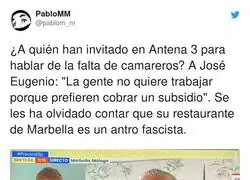 Los expertos que llaman en Antena 3 para hablar sobre la hosteler&iacute;a