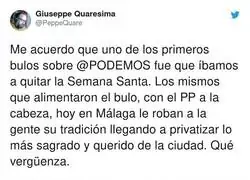 As&iacute; es la Semana Santa con el PP