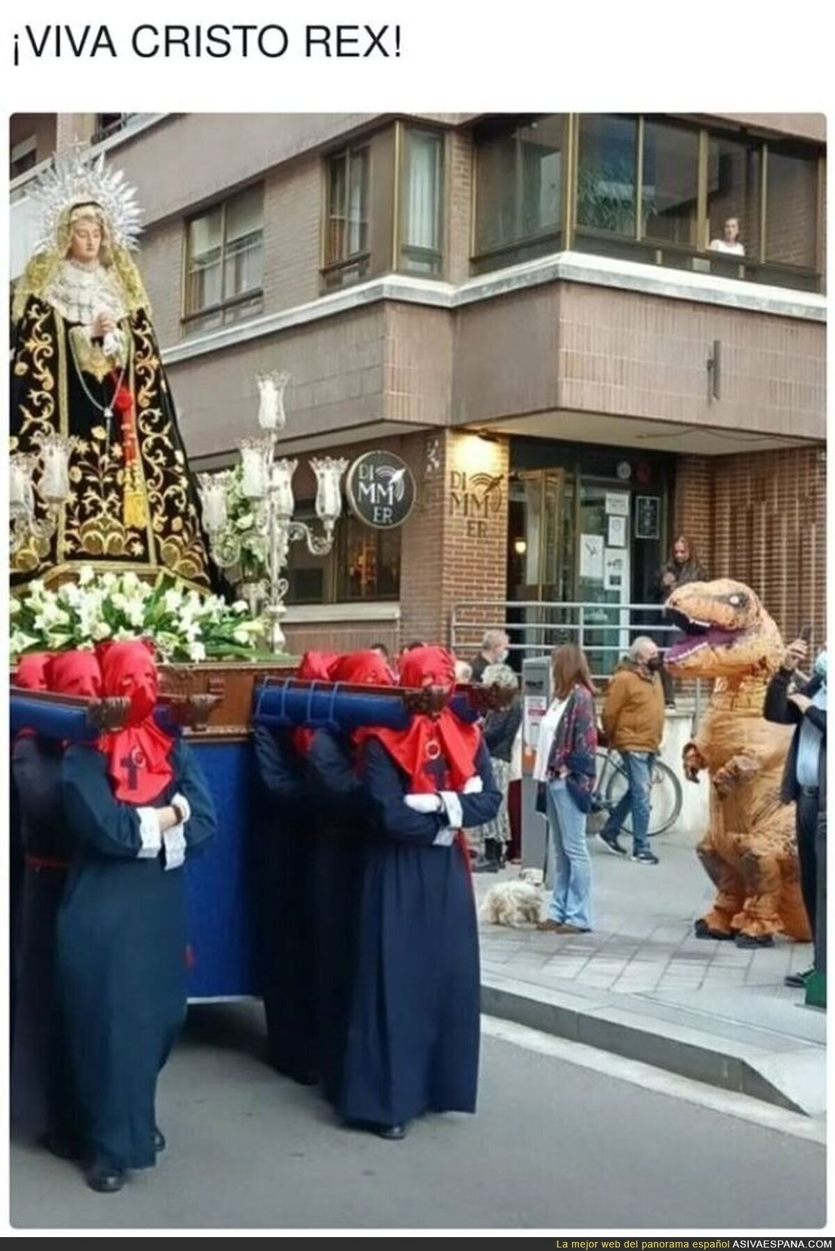 Una de las imágenes de la Semana Santa