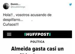 El despilfarro del PP en Madrid