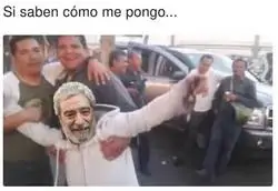 No se le puede sacar de casa a este hombre