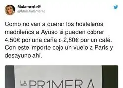 Los desorbitados precios de Madrid