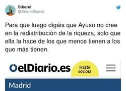 Es como Robin Hood pero al rev&eacute;s