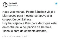 Un sin sentido lo de Pedro S&aacute;nchez posicion&aacute;ndose en guerras