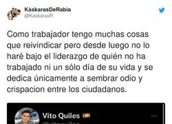 Santiago Abascal el abanderado de los trabajadores el 1 de mayo