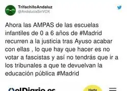 Esto es lo que pasa por votar a la derecha