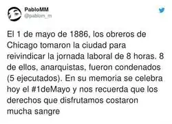 Un poco de historia sobre el 1 de mayo