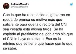 El presidente del Gobierno no est&aacute; seguro con el CNI