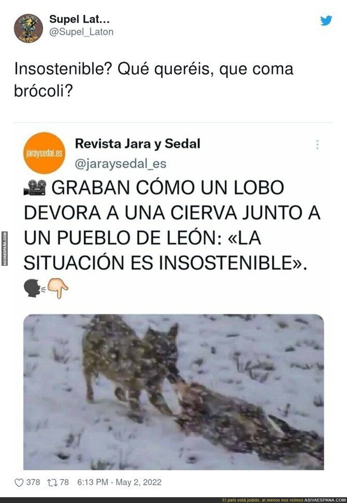 Jara y Sedal está indignada por cosas que han pasado siempre