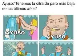 &iquest;Gracias a Ayuso?