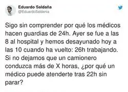 Hay que ser m&aacute;s responsables con los m&eacute;dicos