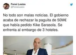 Kike Sarasola en apuros