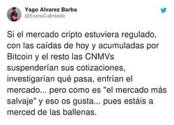 Las criptomonedas en ca&iacute;da libre