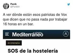 Los votantes de VOX ya pueden ir apunt&aacute;ndose a las ofertas de trabajo