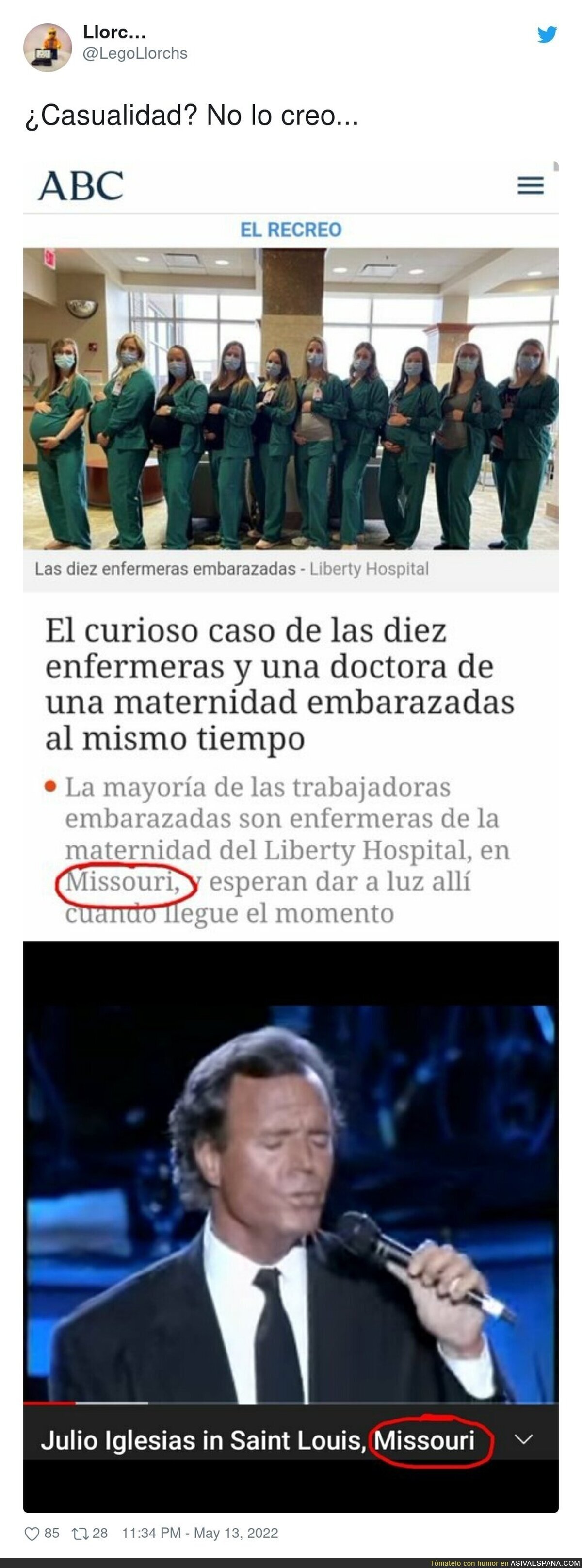 Julio Iglesias sigue haciendo de las suyas
