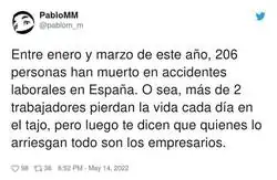 Hay que hacer algo para prevenir tantos accidentes laborales