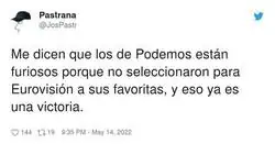 Podemos contra Eurovisi&oacute;n