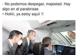 El Rey entra como sea a Espa&ntilde;a