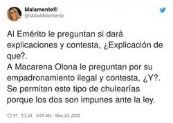 Comportamientos muy parecidos entre VOX y el Rey