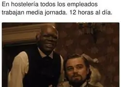 Esclavos espa&ntilde;oles en la hosteler&iacute;a