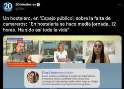 El hostelero esclavista medio espa&ntilde;ol