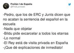 Las prisas de Pedro S&aacute;nchez seg&uacute;n el motivo