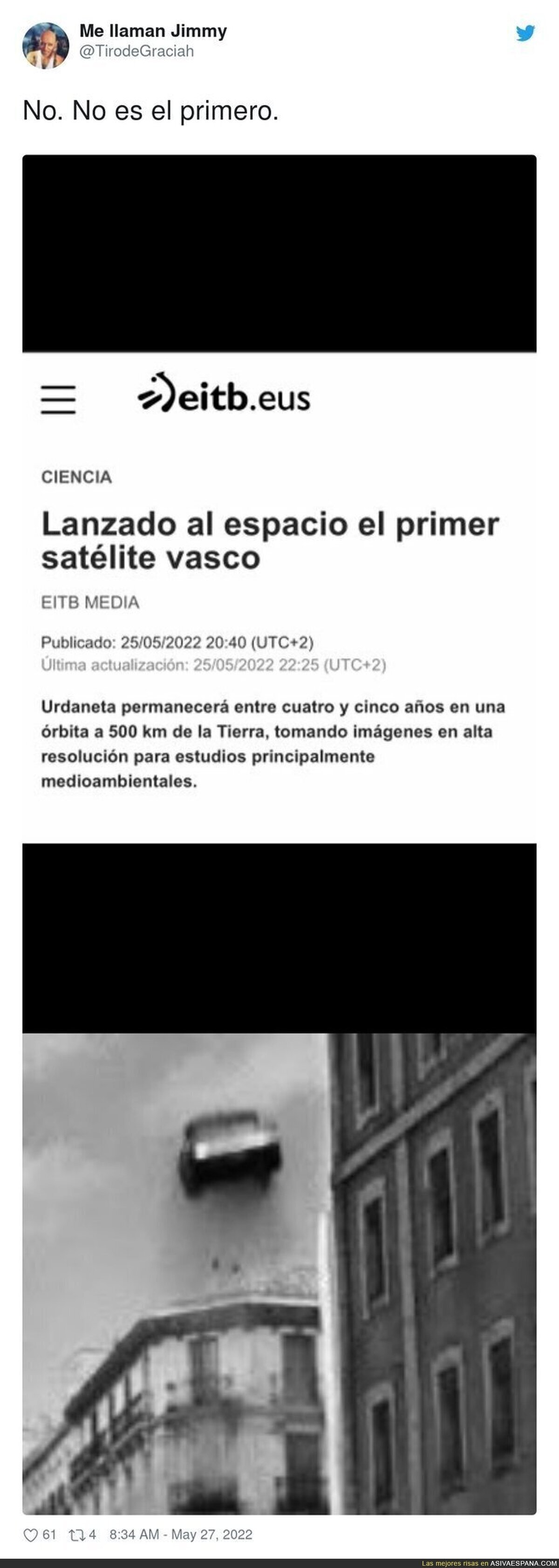 El primer satélite vasco