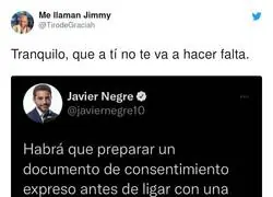 Javier Negre va a preparar pocos documentos