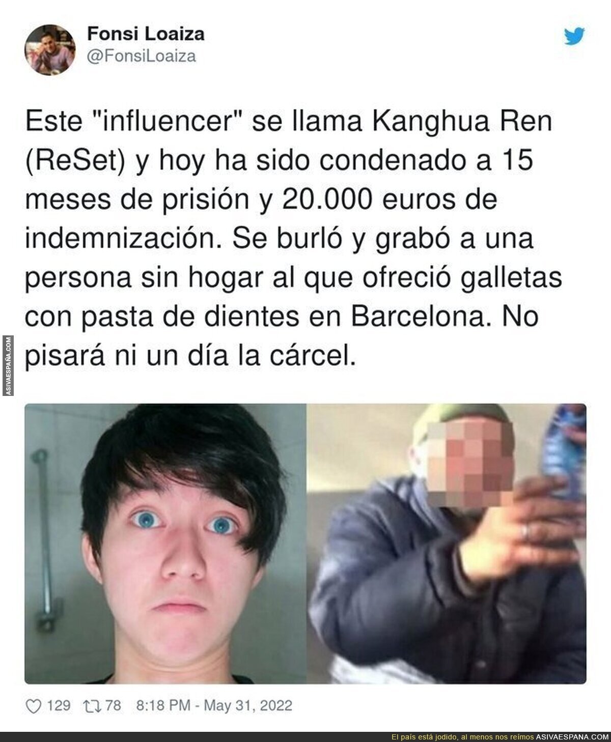 La justicia que llega unos años más tarde