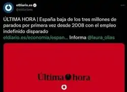 La derecha est&aacute; cabreada al ver los datos del paro