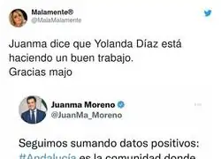 Juanma Moreno recoge los frutos de Yolanda D&iacute;az