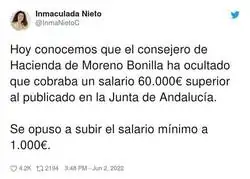 Los datos que oculta Juanma Moreno